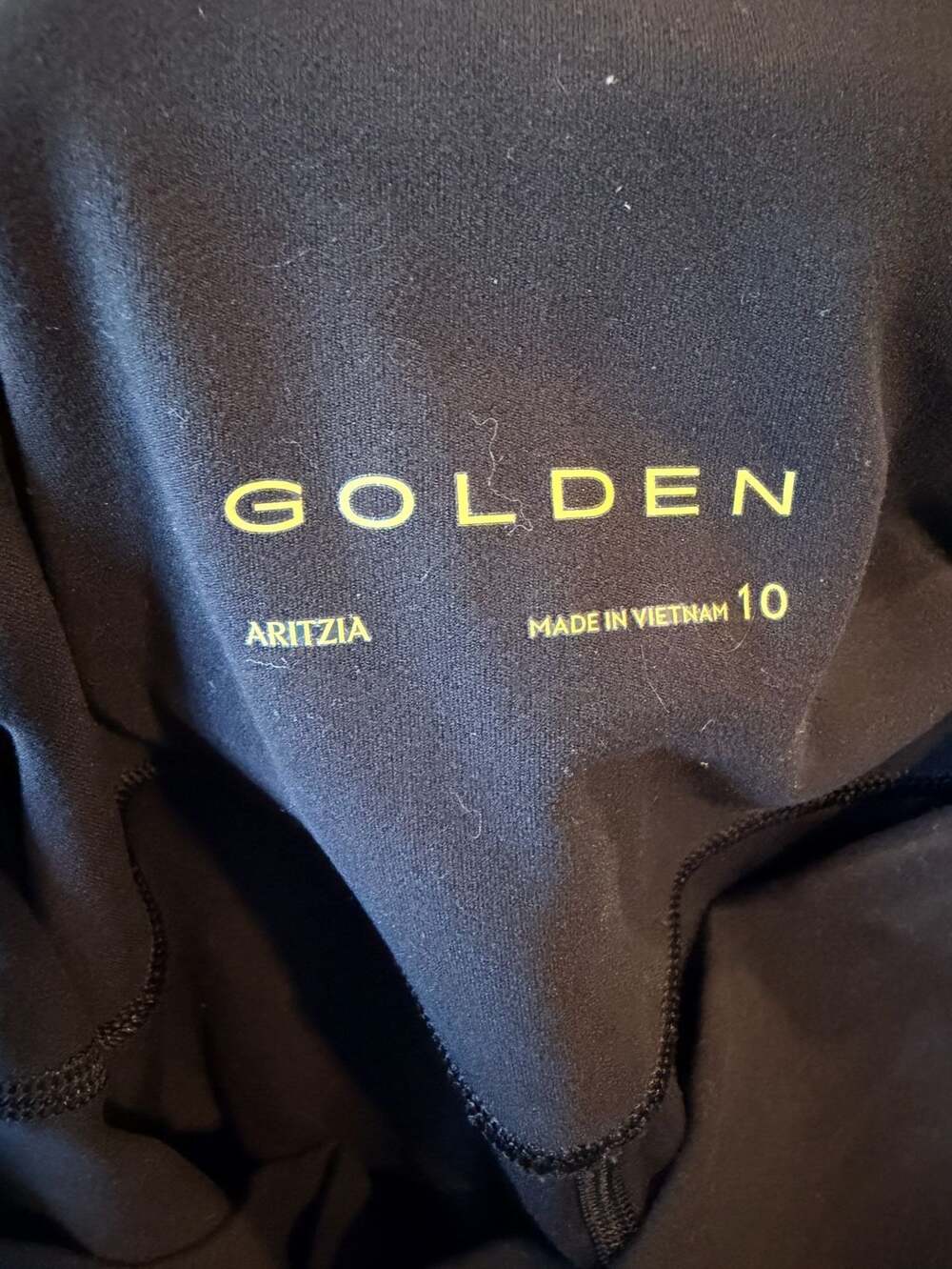 Aritzia Golden High-Rise Flare Leggings Black Size 10 - Picture 7 of 7